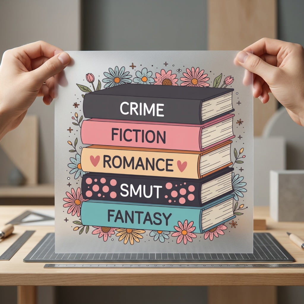 Book Lover Stack Retro Aesthetic Ready to Press DTF Transfer for Dtf