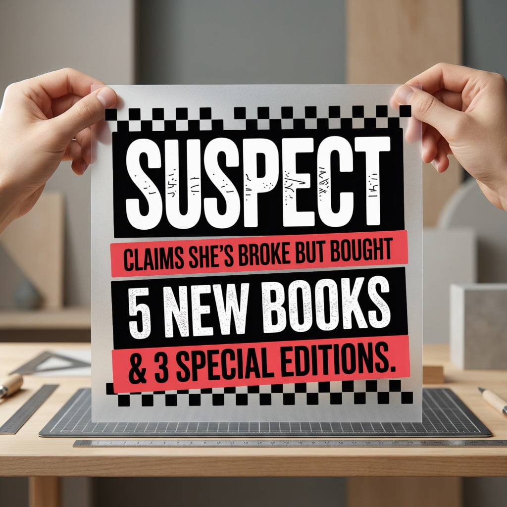 Book Lover Suspicion Humorous Funny Sarcastic Ready to Press DTF Transfer for Dtf