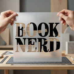 Book Nerd Newspaper Retro Retro Aesthetic Ready to Press DTF Transfer for Dtf