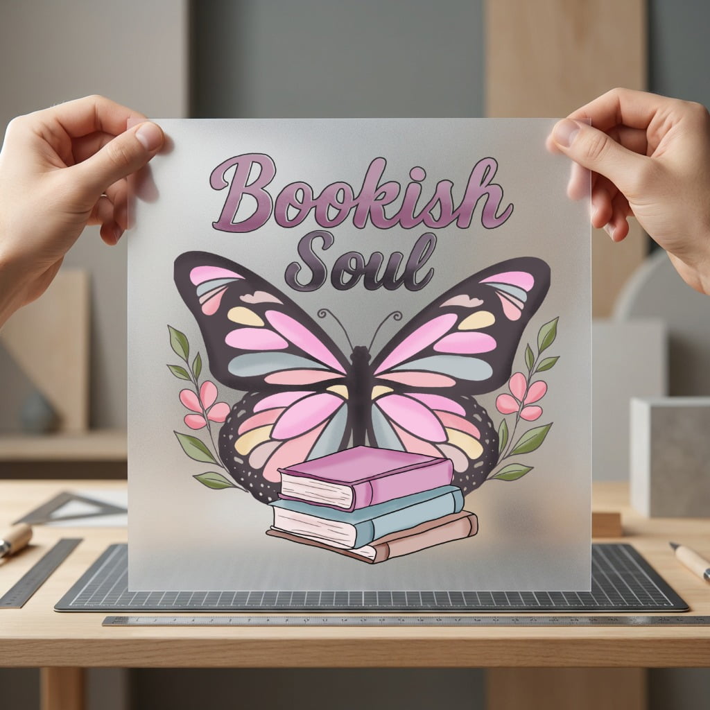 Bookish Soul Butterfly Retro Retro Aesthetic Ready to Press DTF Transfer for Dtf