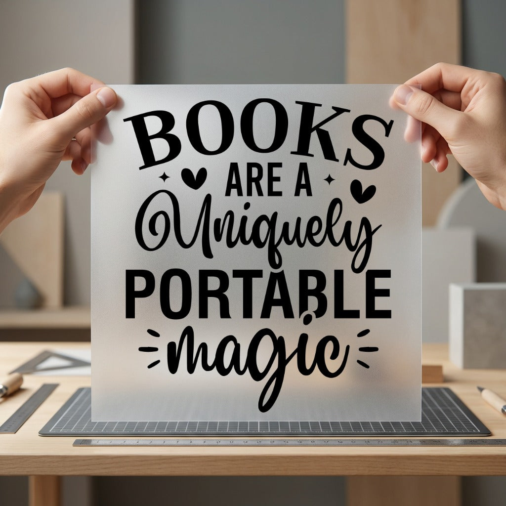 Books Magic Literary Quote Aesthetic Ready to Press DTF Transfer for Dtf