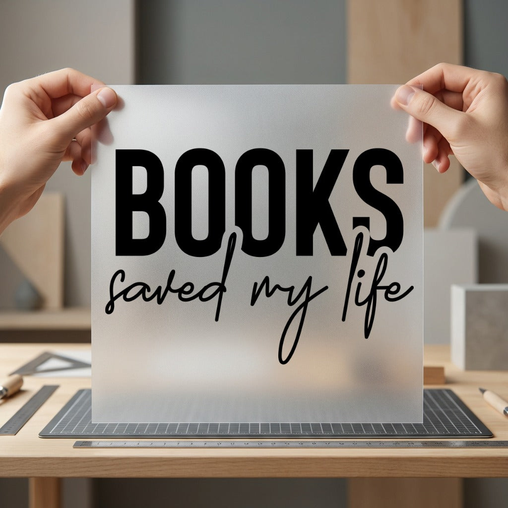 Books Saved Life Literary Aesthetic Ready to Press DTF Transfer for Dtf