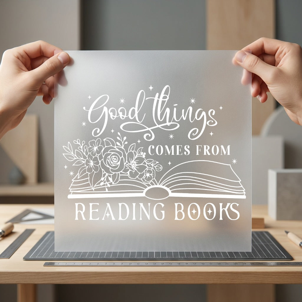 Bookworm Floral Cozy Reader Floral Ready to Press DTF Transfer for Dtf