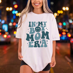Boy Mom Era Retro Mom Funny Ready to Press DTF Transfer for Dtf