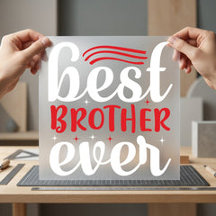 Brother Ever Family Diy Christmas Ready to Press DTF Transfer for Dtf