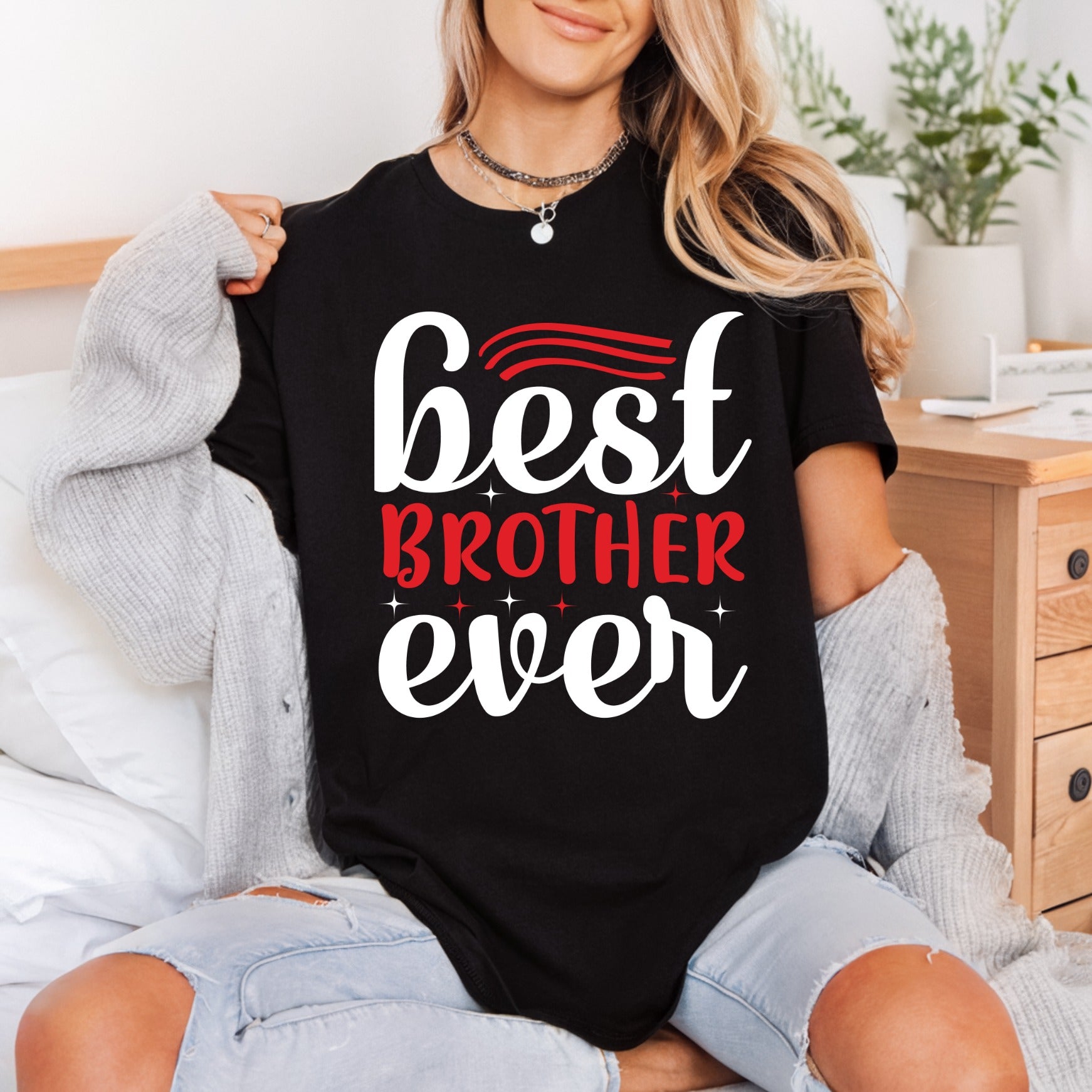 Brother Ever Family Diy Christmas Ready to Press DTF Transfer for Dtf