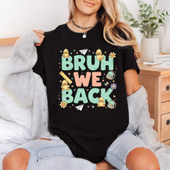 Bruh Back Retro School Funny Retro Ready to Press DTF Transfer for Dtf