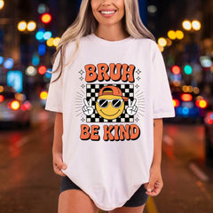 Bruh Kind Smiley Retro Retro Ready to Press DTF Transfer for Dtf
