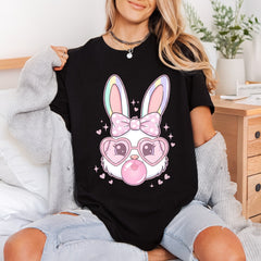 Bunny Heart Glasses Kawaii Easter Aesthetic Ready to Press DTF Transfer for Dtf