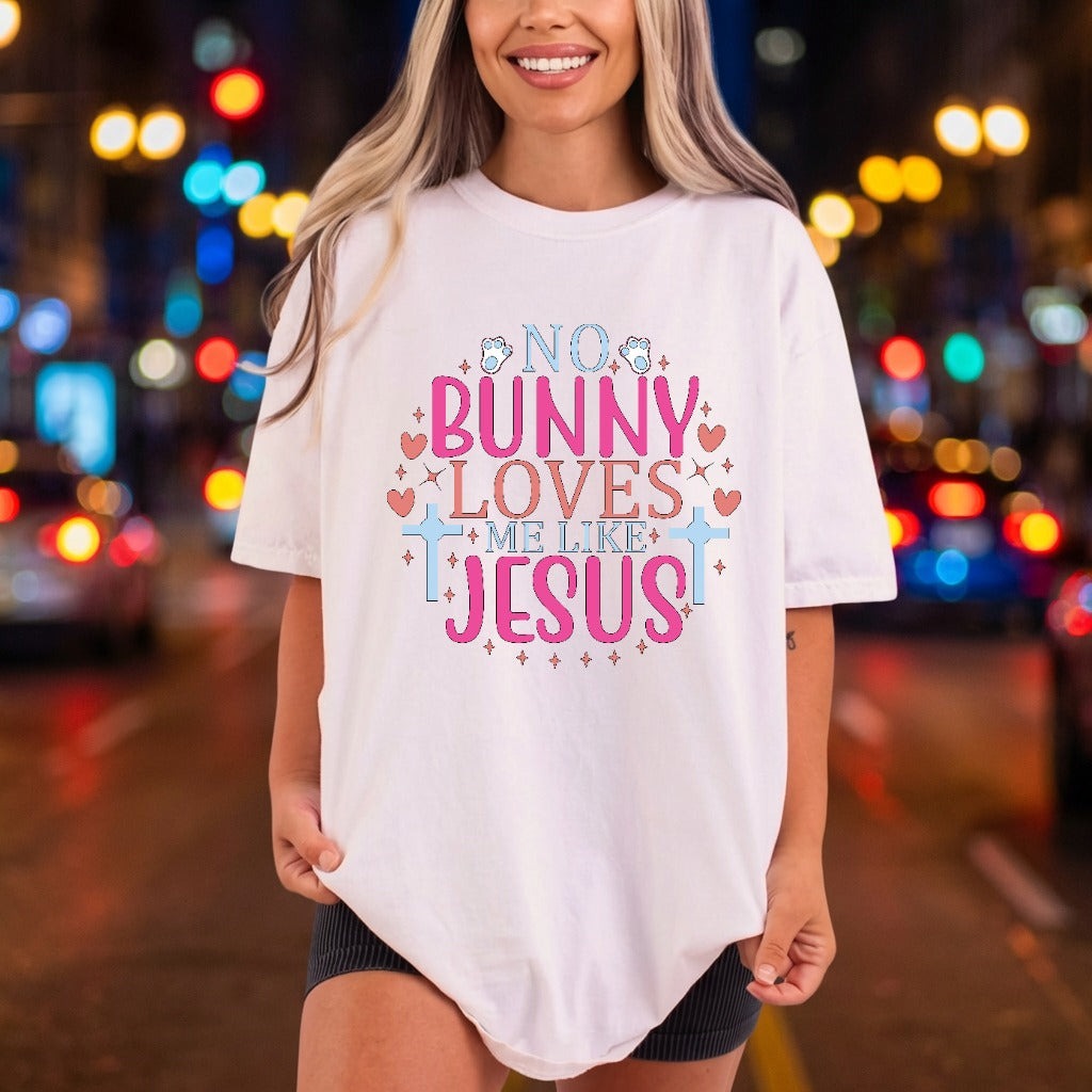 Bunny Loves Like Jesus Christian Faith Ready to Press DTF Transfer for Dtf