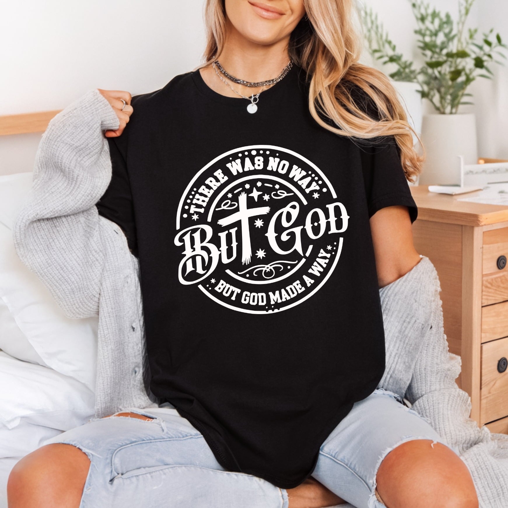 But God Made Way Christian Faith Ready to Press DTF Transfer for Dtf