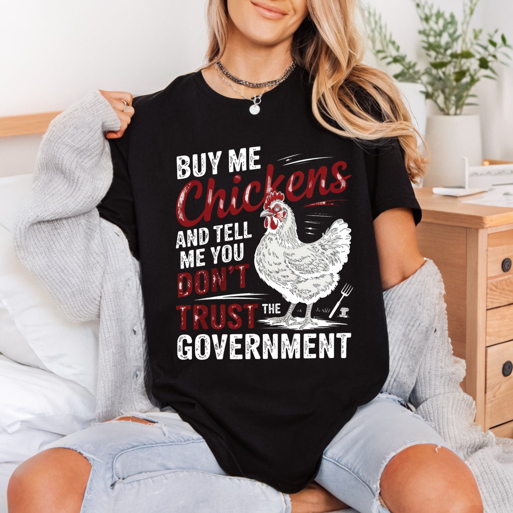 Buy Chickens Farm Humor Usa Vintage Ready to Press DTF Transfer for Dtf