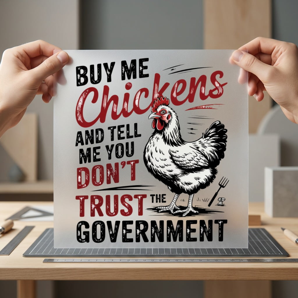 Buy Chickens Farm Humor Usa Vintage Ready to Press DTF Transfer for Dtf