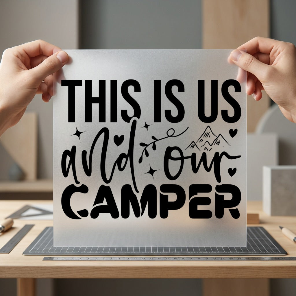 Camper Family Adventure Diy Camping Ready to Press DTF Transfer for Dtf