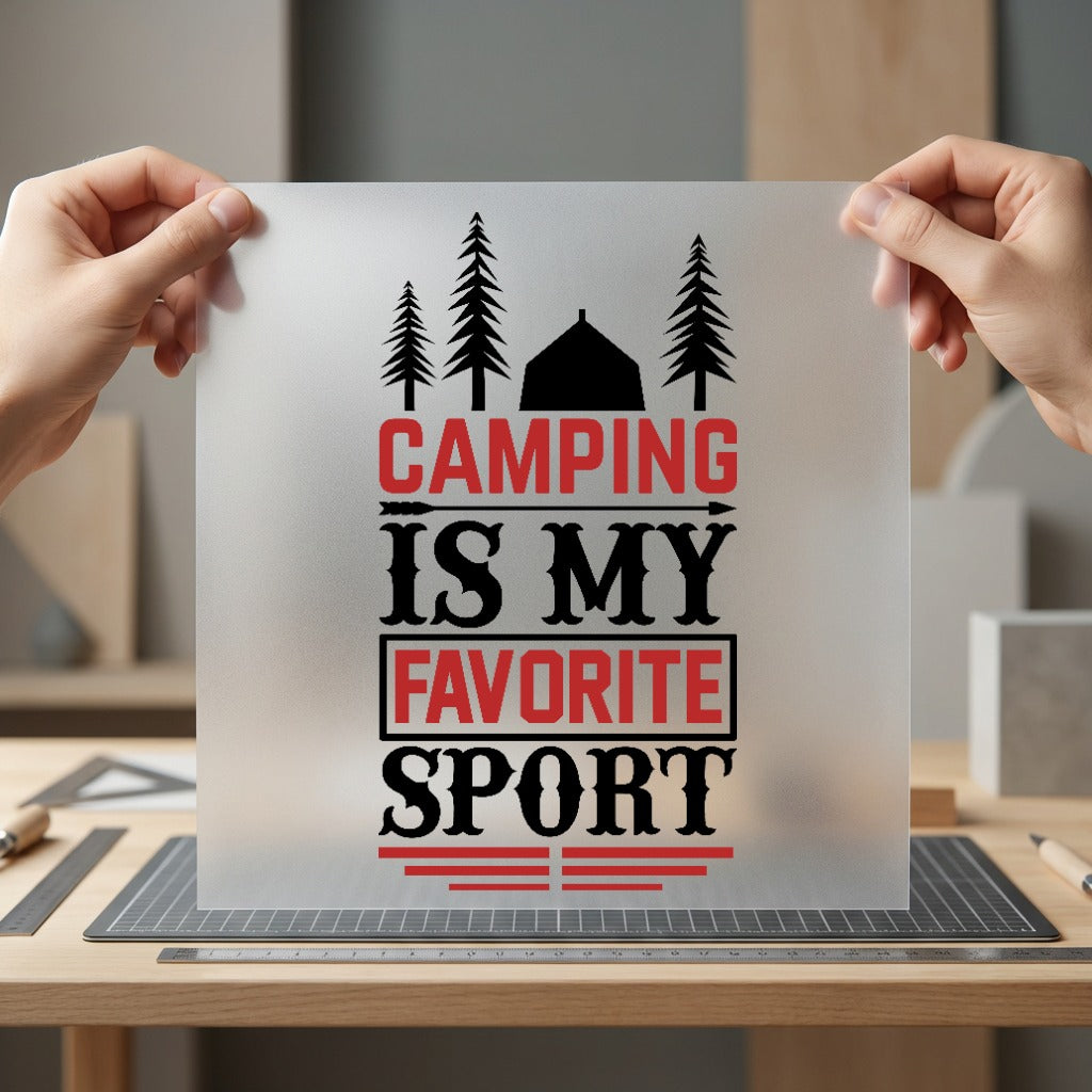 Camping Favorite Sport Adventure Vintage Retro Ready to Press DTF Transfer for Dtf