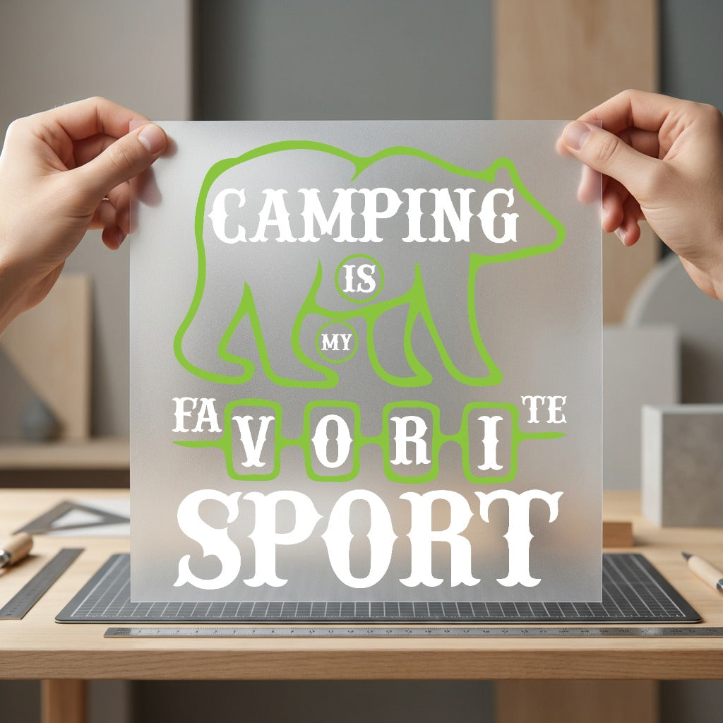 Camping Favorite Sport Bear Camping Ready to Press DTF Transfer for Dtf