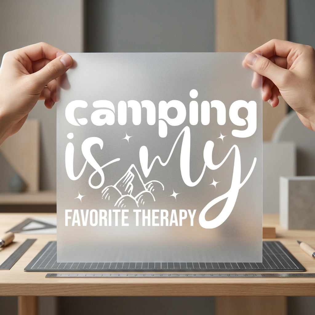 Camping Favorite Therapy Nature Camping Ready to Press DTF Transfer for Dtf