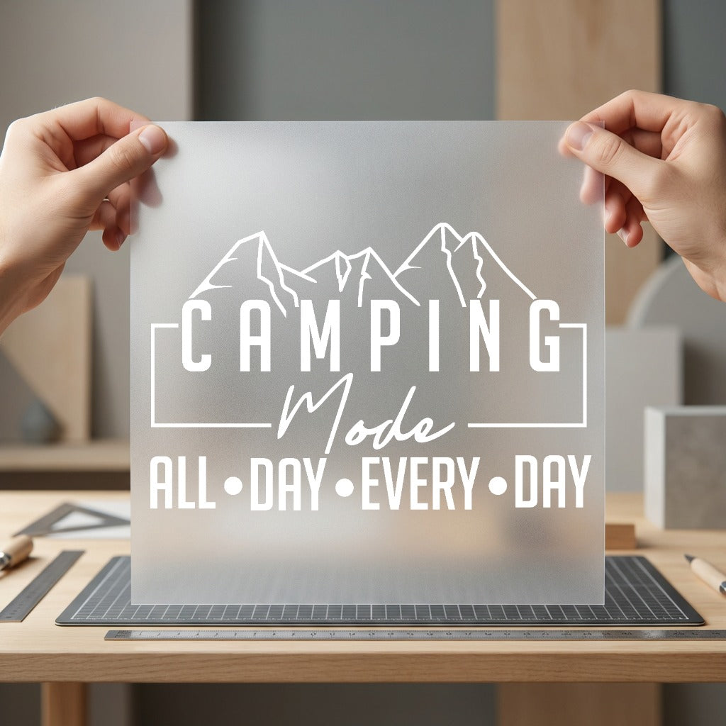 Camping Mode All Day Camping Ready to Press DTF Transfer for Dtf
