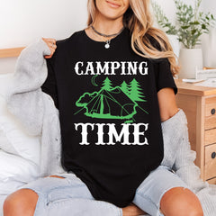 Camping Time Nature Diy Camping Ready to Press DTF Transfer for Dtf