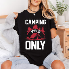 Camping Vibes Only Retro Retro Camping Ready to Press DTF Transfer for Dtf