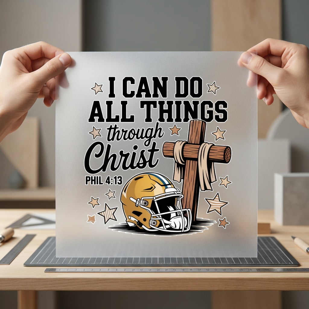 Can All Things Football Christian Faith Ready to Press DTF Transfer for Dtf