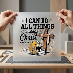 Can All Things Football Christian Faith Ready to Press DTF Transfer for Dtf