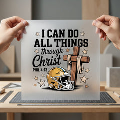 Can All Things Football Christian Faith Ready to Press DTF Transfer for Dtf