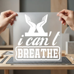 Can Breathe Hands Protest Usa Freedom Ready to Press DTF Transfer for Dtf