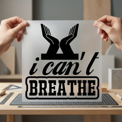 Can Breathe Hands Protest Usa Freedom Ready to Press DTF Transfer for Dtf