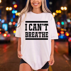 Can Breathe Protest Message Usa Freedom Ready to Press DTF Transfer for Dtf