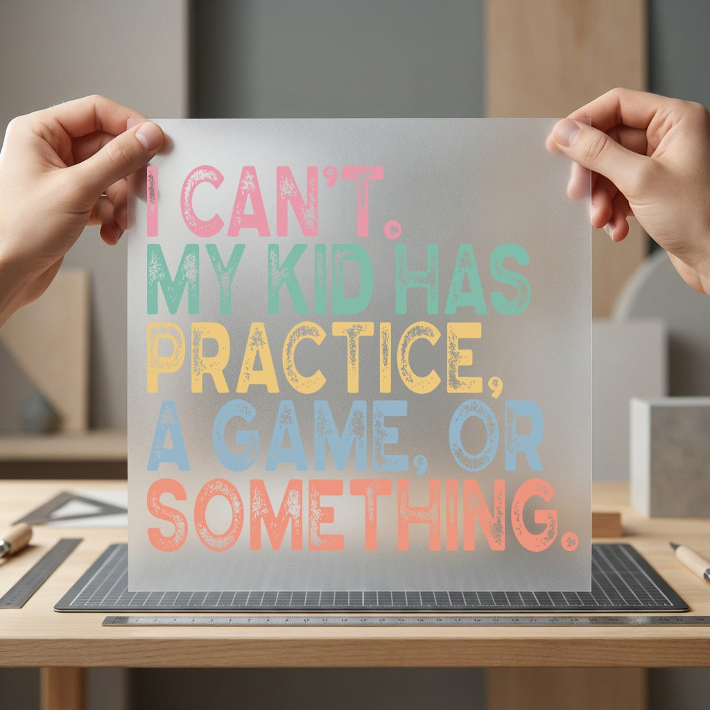 Can Kid Has Practice Mom Dad Ready to Press DTF Transfer for Dtf