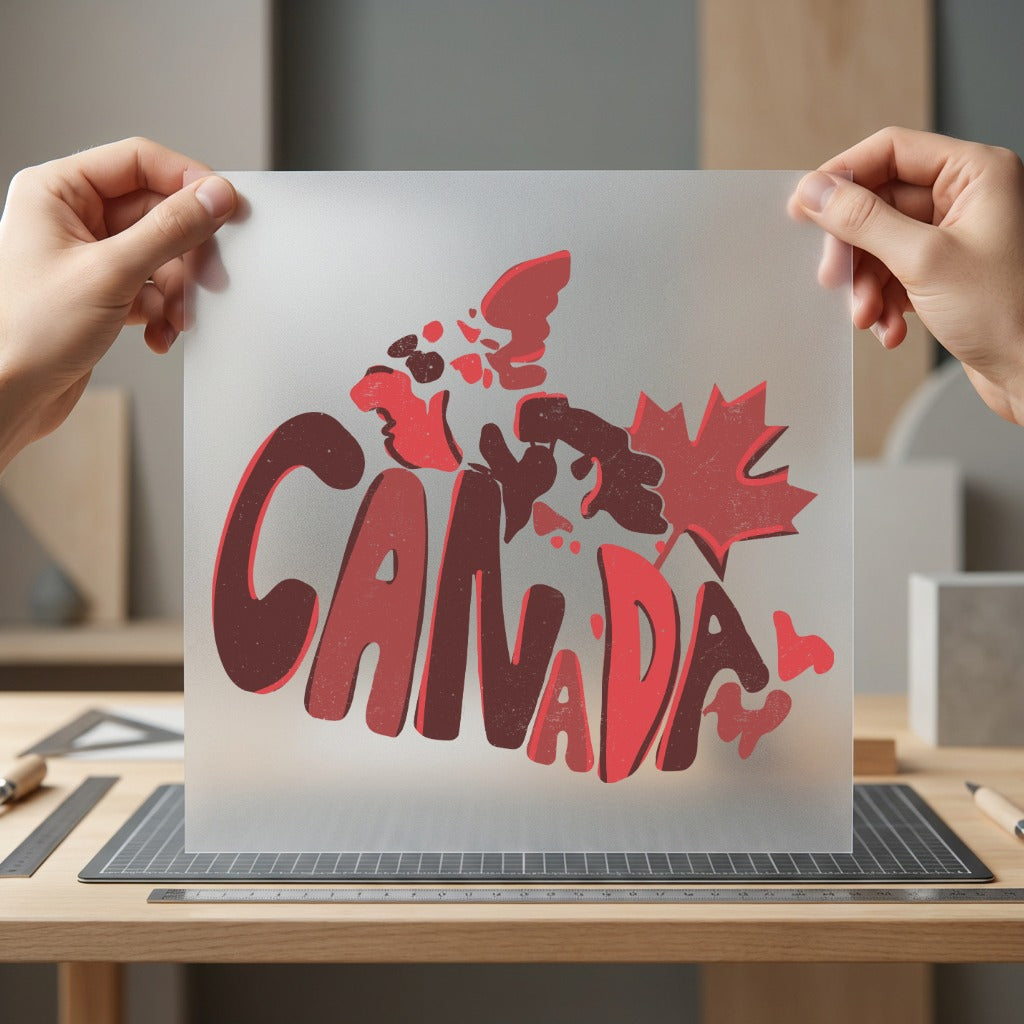 Canada Maple Leaf Retro Vintage Retro Ready to Press DTF Transfer for Dtf
