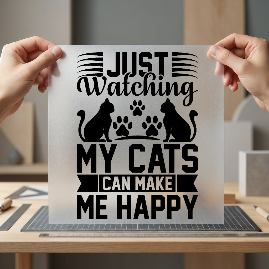 Cat Lover Quote Pet Funny Sarcastic Ready to Press DTF Transfer for Dtf