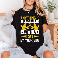 Cat Lover Quote Pet Mom Dad Ready to Press DTF Transfer for Dtf
