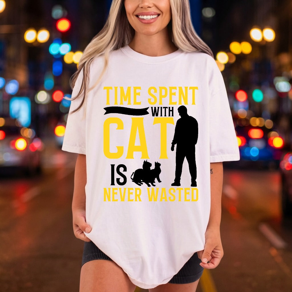 Cat Lover Quote Pet Mom Dad Ready to Press DTF Transfer for Dtf