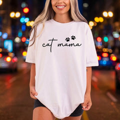 Cat Mama Paws Script Mom Dad Ready to Press DTF Transfer for Dtf