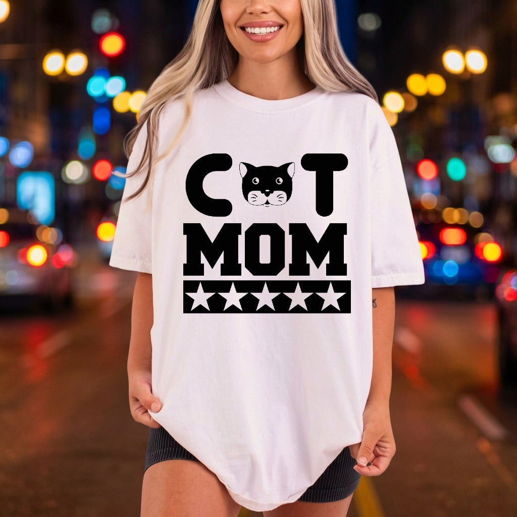 Cat Mom Stars Pet Mom Dad Ready to Press DTF Transfer for Dtf