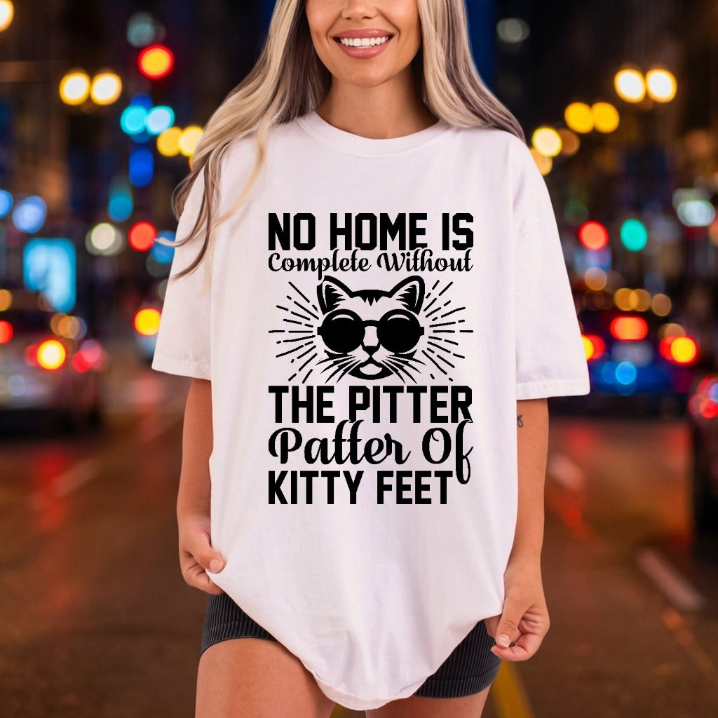 Cat Pitter Patter Kitty Mom Dad Ready to Press DTF Transfer for Dtf