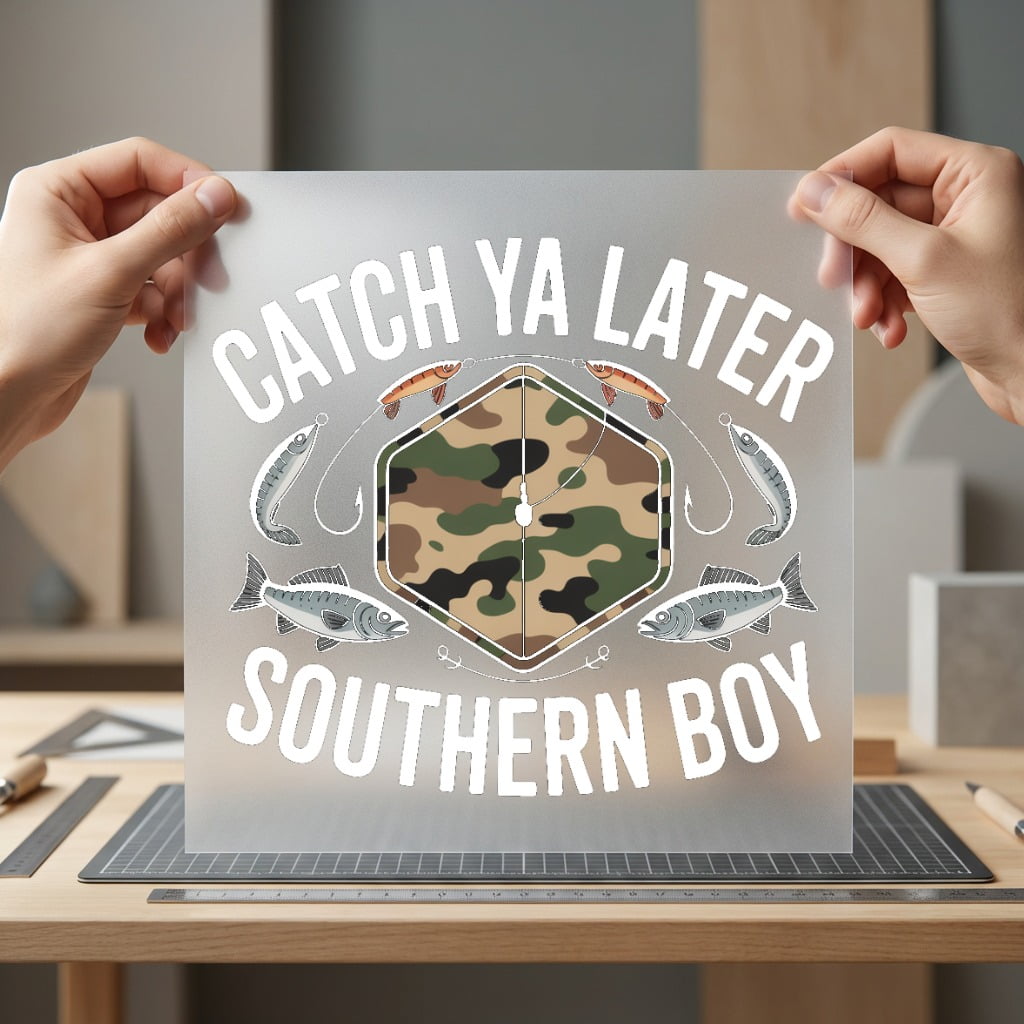 Catch Later Southern Boy Usa Dad Ready to Press DTF Transfer for Dtf