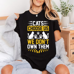 Cats Choose Don Own Mom Dad Ready to Press DTF Transfer for Dtf