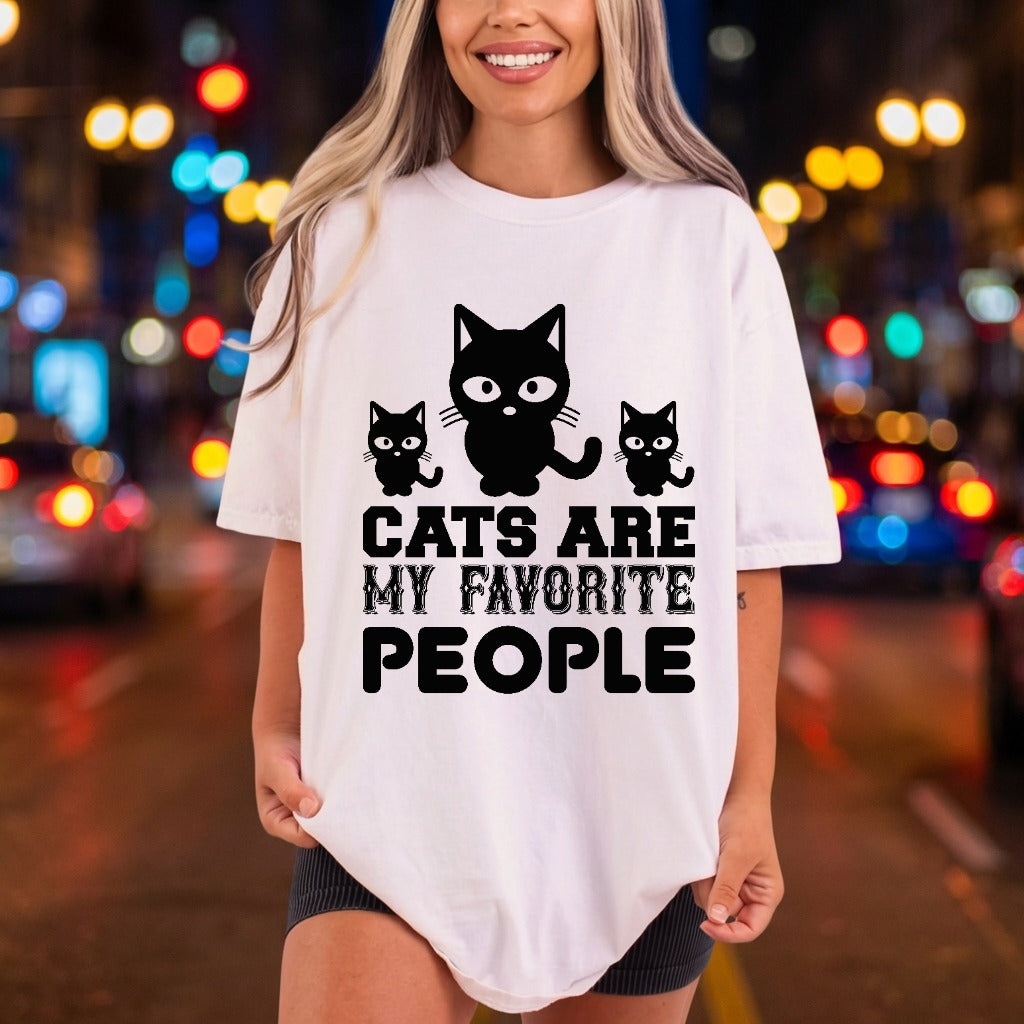 Cats Favorite People Kitty Mom Dad Ready to Press DTF Transfer for Dtf