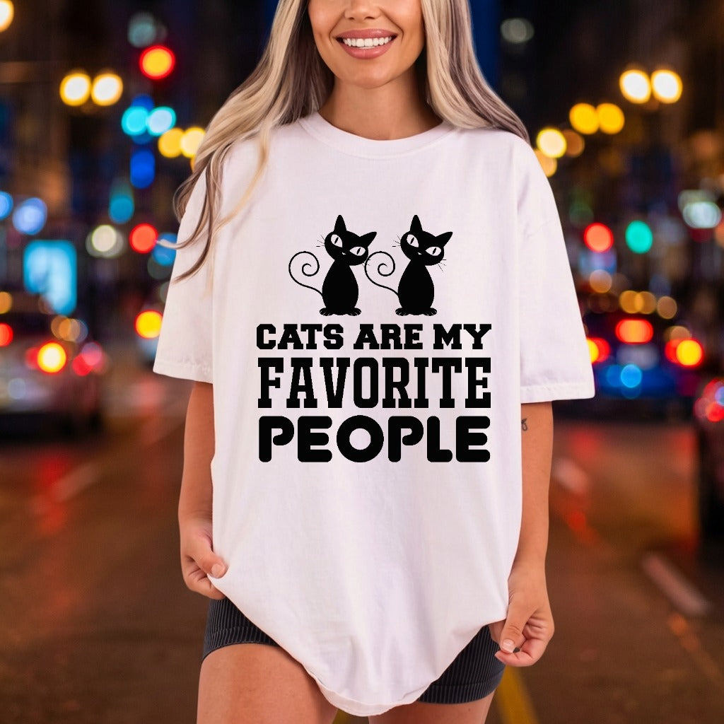Cats Favorite People Kitty Mom Dad Ready to Press DTF Transfer for Dtf