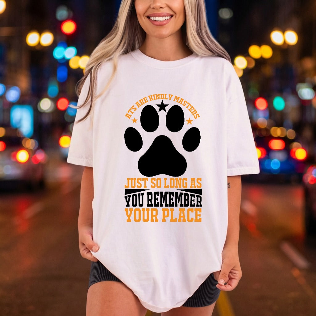 Cats Kindly Masters Pet Mom Dad Ready to Press DTF Transfer for Dtf