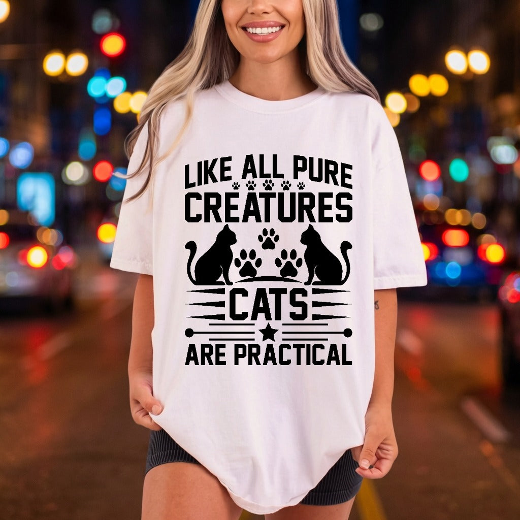Cats Practical Pet Lover Mom Dad Ready to Press DTF Transfer for Dtf