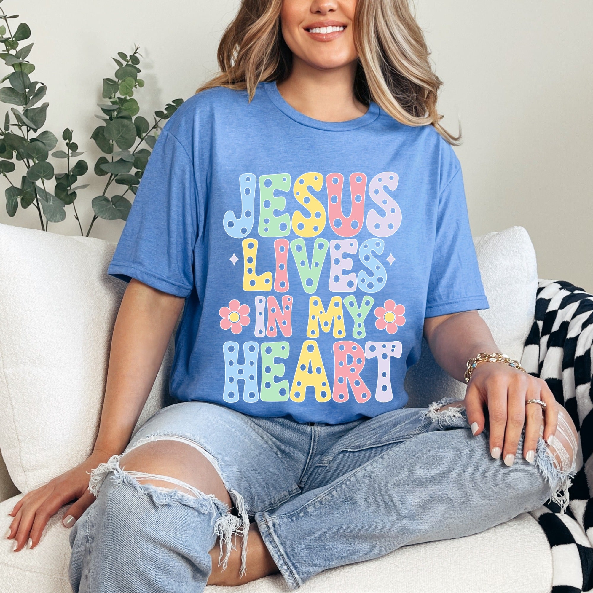 Jesus Lives In My Heart | Joyful Faith Tee