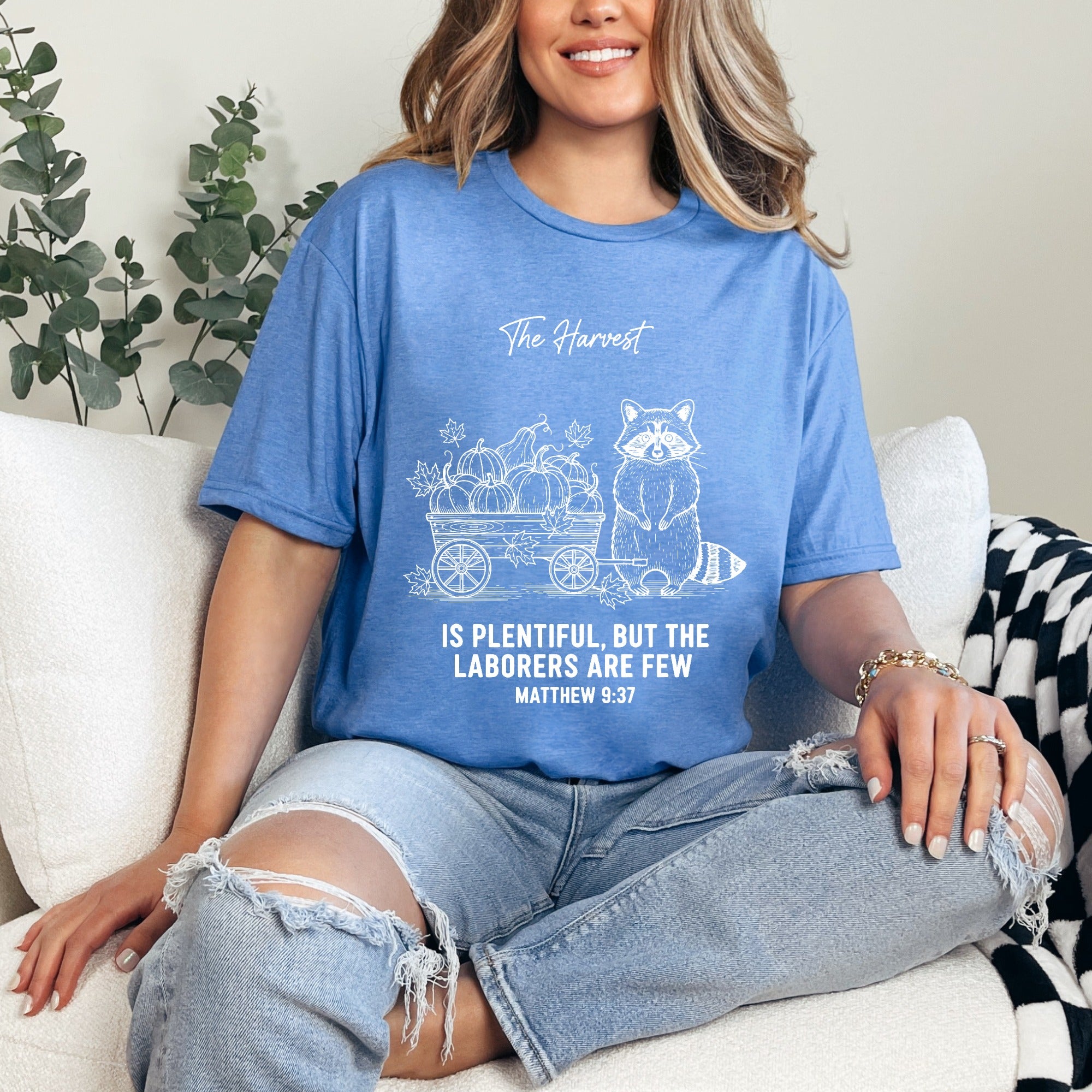 The Harvest Matthew 9:37 | Laborers & Abundance Tee