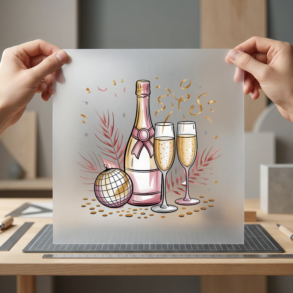 Champagne Disco Ball Celebration Cocktail Culture Collection Food & Drink Culture Collection Ready to Press DTF Transfer…