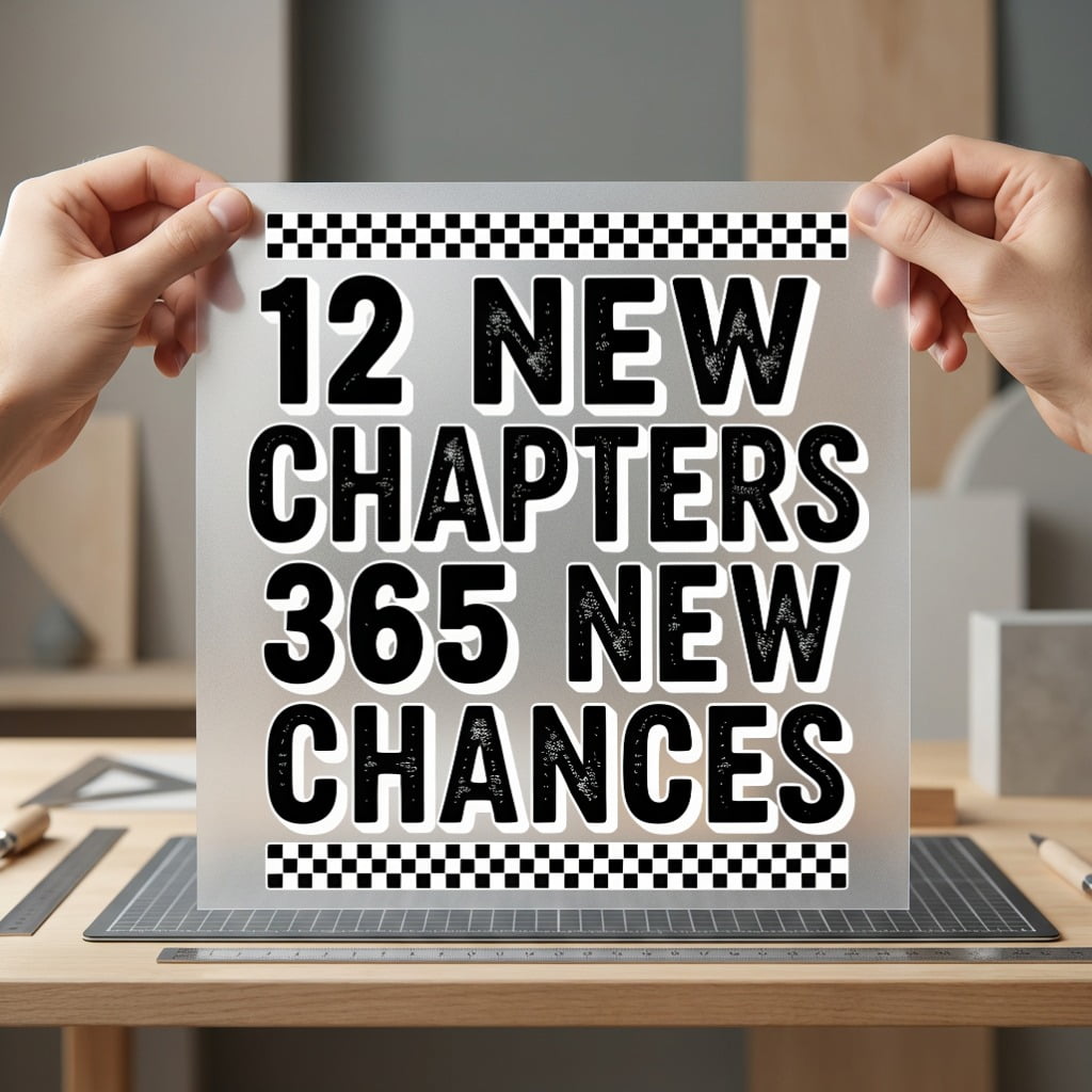 Chapters Chances Motivational Diy Aesthetic Ready to Press DTF Transfer for Dtf