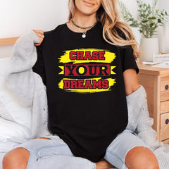 Chase Dreams Motivational Diy Positive Vibes Collection Growth Mindset Collection Ready to Press DTF Transfer for Dtf