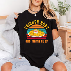 Chicken Nugs Mama Hugs Mom Funny Ready to Press DTF Transfer for Dtf